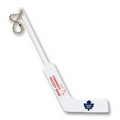 7" Goalie Hockey Stick Key Chain (4 Color Process)